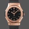 Mens Hublot Classic Fusion King Gold 42mm Automatic  - 542.OX.1181.RX Black Replica Watch Image