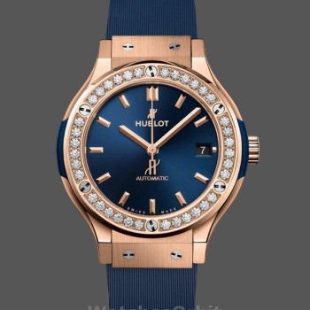 Men's Hublot Classic Fusion King Gold 42MM 565.OX.7180.RX.1204 Blue