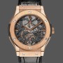 Men's Hublot Classic Fusion Skeleton Tourbillon 505.OX.0180.LR 45mm Skeleton Dial