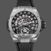 Mens Hublot MP-13 Tourbillon-Bi-Axis Retrograde, 913.NX.1170.RX, 44mm Black Replica Watch Image