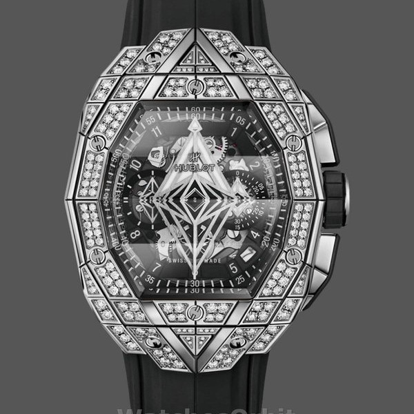 Mens Hublot Spirit of Big Bang-648.NX.0107.RX.1604.MXM23, 42mm Black Replica Watch Image