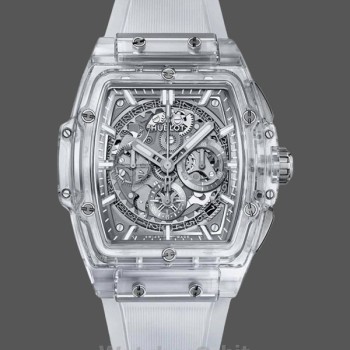 Men's Hublot Spirit of Big Bang Sapphire 641.JX.0120.RT 42mm Silver