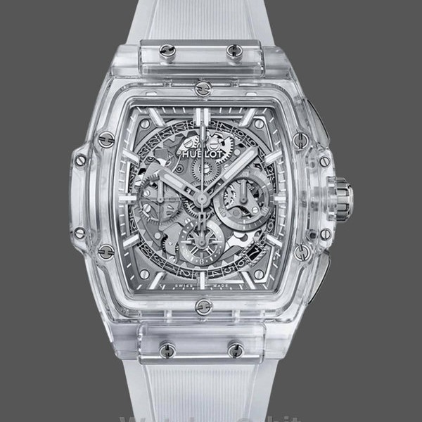 Mens Hublot Spirit of Big Bang Sapphire 641.JX.0120.RT 42mm Silver Replica Watch Image
