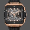 Men's Hublot Square Bang-821.OM.0180.RX, 42mm Transparent