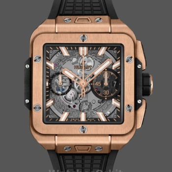 Men's Hublot Square Bang-821.OM.0180.RX, 44mm Transparent