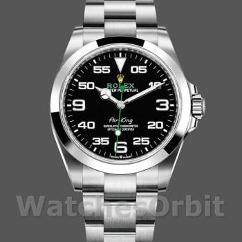 Men's Rolex Air King 40mm Men's-126900 0001-Oyster Stainless Steel Blue