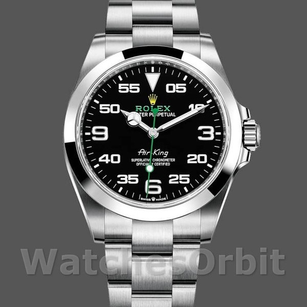 Mens Rolex Air King 40mm Mens-126900 0001-Oyster Stainless Steel Blue Replica Image