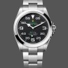 Mens Rolex Air-King 40mm Mens-116900-Stainless Steel-Black Arabic Dial Blue Replica Image