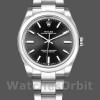 Unisexs Rolex Oyster Perpetual Air‑King-114200, 34mm, Black Index Dial, Unisex Black Replica Watch Image