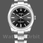 Unisex's Rolex Oyster Perpetual Air‑King-114200, 34mm, Black Index Dial, Unisex Black