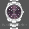 Unisexs Rolex Oyster Perpetual Air‑King 114200-34mm, Grape Red Index Dial, Unisex Grape Red Replica Watch Image