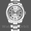 Unisexs Rolex Oyster Perpetual Air-King 34mm Unisex-114200-Silver Dial Silver Replica Image