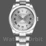 Unisex's Rolex Oyster Perpetual Air-King 34mm Unisex-114200-Silver Dial Silver