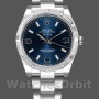 Unisex's Rolex Oyster Perpetual Air‑King-114210, 34mm, Blue Dial, Unisex Blue
