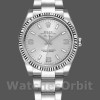 Unisexs Rolex Oyster Perpetual Air-King 34mm Unisex-114234-Silver Dial Silver Replica Image