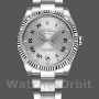 Men's Rolex Oyster Perpetual Air‑King-114234, 41mm, Silver Roman Diamond Dial, Silver