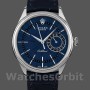 Men's Rolex Cellini Date-50519, 39mm, Blue Dial, Blue Leather Strap, Men’s Blue