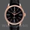 Mens Rolex Cellini Time 39mm Mens-50505-Black Leather Strap-Black Dial Black Replica Image