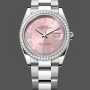 Women's Rolex Datejust 36-126284RBR 0024, Pink Roman Dial, Diamond, Women’s Pink Dial Roman Numeral Hour Markers