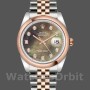 Unisex's Rolex Datejust 36mm Unisex-116201-Black Mother of Pearl Dial MOP