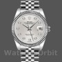 Unisex's Rolex Datejust 36mm Unisex-116234-0084-Silver-Diamond Dial Silver Diamond