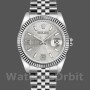 Unisex's Rolex Datejust 36mm Unisex-116234-0159-Rhodium Wave-Diamond Dial Rhodium Wave Diamond