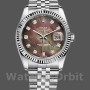 Unisex's Rolex Datejust 36mm Unisex-116234-Black MOP-Diamond Dial Black MOP Diamond