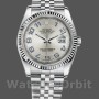 Unisex's Rolex Datejust 36mm Unisex-116234-Silver Dial-Blue Arabic Numeral Hour Markers Silver