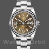 Unisexs Rolex Datejust 36mm Unisex-116234-Waves-Bronze Diamond Dial Waves Bronze Diamonds Replica Image