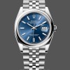 Unisexs Rolex Datejust 36mm Unisex-126200-Blue Index Dial-Jubilee-Stainless Steel Blue Replica Image