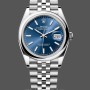 Unisex's Rolex Datejust 36mm Unisex-126200-Blue Index Dial-Jubilee-Stainless Steel Blue