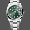 Unisexs Rolex Datejust 36mm Unisex-126200-Green Index Dial-Stainless Steel Green Dial Replica Image