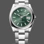 Unisex's Rolex Datejust 36mm Unisex-126200-Green Index Dial-Stainless Steel Green Dial