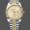 Unisexs Rolex Datejust 36mm Unisex-126233-Champagne Motif Dial-Fluted Bezel Champagne Replica Image