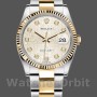 Unisex's Rolex Datejust 36mm Unisex-126233-Silver Jubilee Dial Silver