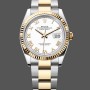 Unisex's Rolex Datejust 36mm Unisex-126233-White Roman Dial White