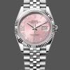 Unisexs Rolex Datejust 36mm Unisex-126234-Fluted Bezel-Pink Roman Dial Pink Replica Image
