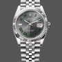 Unisex's Rolex Datejust 36mm Unisex-126234-Slate Grey Wimbledon Dial Grey