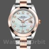 Mens Rolex Datejust 41mm Mens-126301-White MOP Diamond Dial-Steel & Rose Gold MOP Replica Image