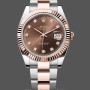 Unisex's Rolex Day Date 36-M128238 0130, Yellow Gold, Automatic, Green Diamond Dial, Green