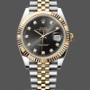 Women's Rolex Day Date 36-m128396TBR 0009, Platinum, Pink Opal, Diamond‑Set Roman Dial, Diamond Bezel, Pink