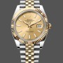 Unisex's Rolex Day Date 36-m128396TBR 0022, MOP Dial, Diamond Bezel, Platinum, MOP