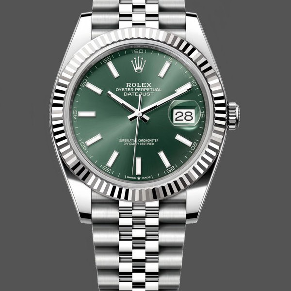 Womens Rolex Datejust 31-278241 0002, Stainless Steel & Rose Gold, White Roman Dial, Jubilee White Replica Watch Image