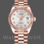 Women's Rolex Datejust-178275, 31mm, Everose Gold Jubile Silver Dial, Lady Silver
