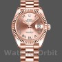Women's Rolex Datejust 31mm Women's-178275-Pink Roman Dial-Rose Gold Pink