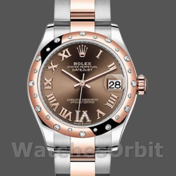 Women's Rolex Datejust-178341, 31mm, Chocolate Brown Roman Numeral Dial, Lady Chocolate Brown