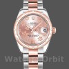 Womens Rolex Datejust 31mm Womens-178341-Pink Floral Dial-Everose Gold Pink Replica Image