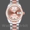 Womens Rolex Datejust 31mm Womens-178341-Pink Roman Numeral Dial Pink Replica Image