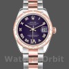 Womens Rolex Datejust 31mm Womens-178341-Purple Roman Numeral Dial Purple Replica Image