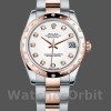 Womens Rolex Datejust 31mm Womens-178341-White Mother‑of‑Pearl Diamonds Dial MOP Replica Image